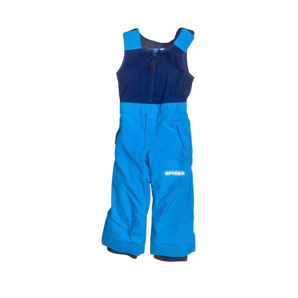 SPYDER expedition snow pants ski bib overalls  toddler boys size 4 - Picture 8 of 15